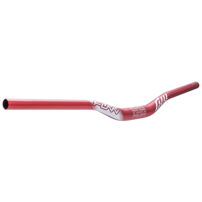 Funn Full On Mountain Bike Handlebar with Bar Clamp 31.8mm and Width 785mm, Tough and Lightweight Alloy Riser Handlebar for MTB, BMX and Road Bike, Rise 30mm MTB Handlebar (Red) - Image 1